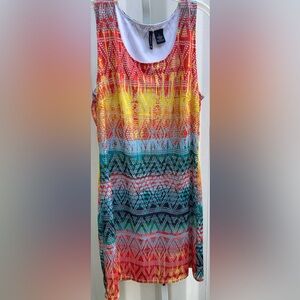 Colorful tank dress
